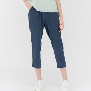 Grana silk ankle pants